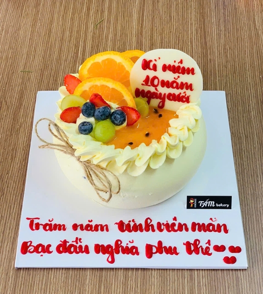 Bánh kem sữa chua vị trái cây