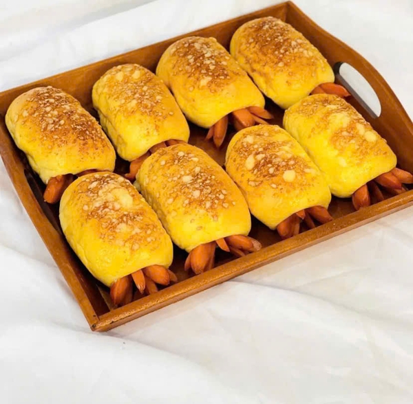 Hộp 2 bánh, bánh mì bạch tuộc