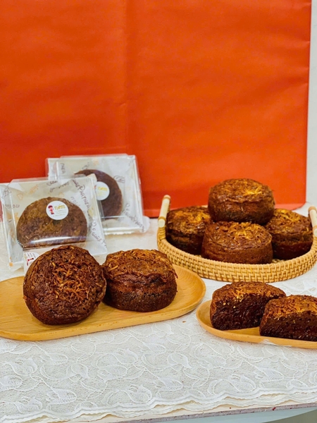 Bánh bò thốt nốt hộp 1b