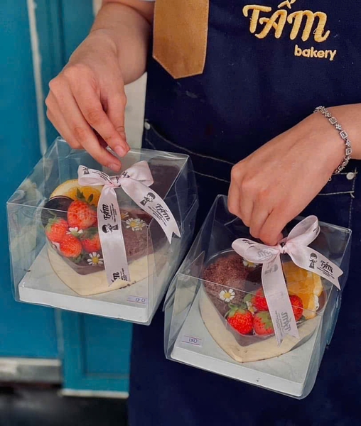 Tiramisu hộp kiếng trong