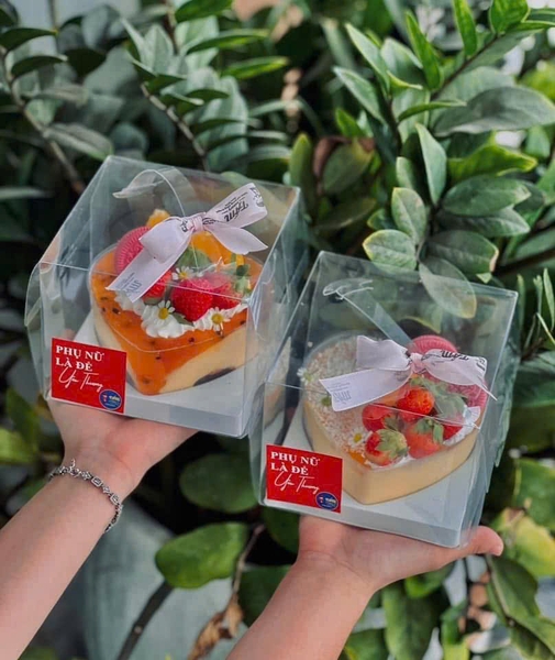 Mousse trái tim 10cm