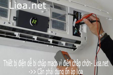 Thiết bị điện dễ bị chập mạch vì điện chập chờn