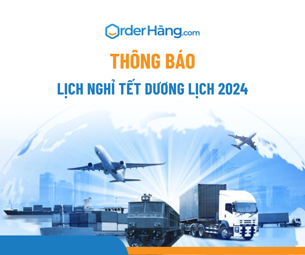 OrderHang thông báo lịch nghỉ Tết dương lịch 2024