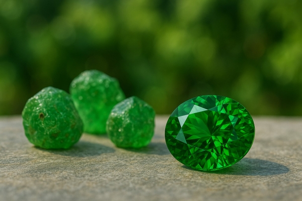 Bí mật về đá Tsavorite: Viên đá lục bảo tự nhiên quý hiếm châu Phi