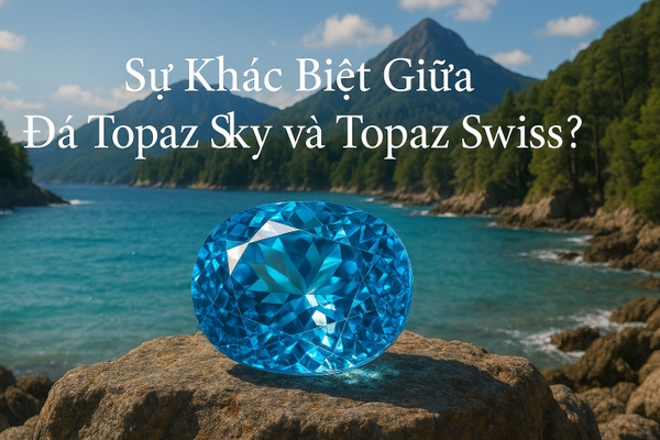 Điều Gì Tạo Nên Sự Khác Biệt Giữa Đá Topaz Sky và Topaz Swiss?