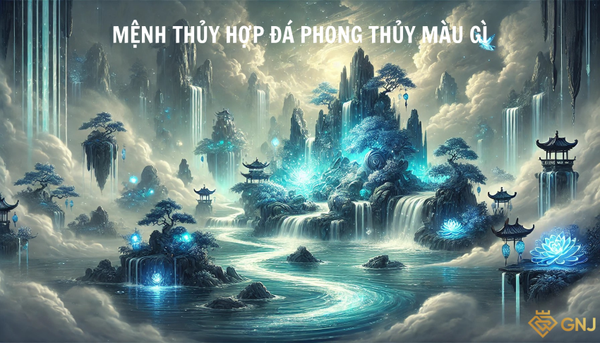 Mệnh thủy hợp đá phong thuỷ màu gì