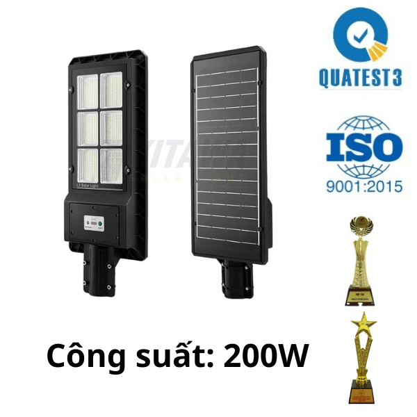 Đèn Liền Thể Năng Lượng Mặt Trời 200W Kitawa - LT15.200