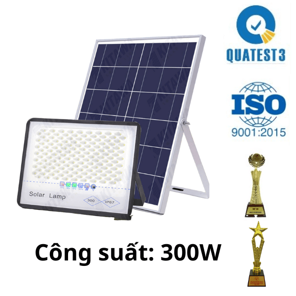 [300W] Đèn pha năng lượng mặt trời chống chói 300W KITAWA DP5300