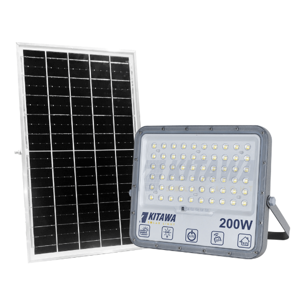 [200W] Đèn Pha Chống Chói Năng Lượng Mặt Trời 200W KITAWA - DP15.200