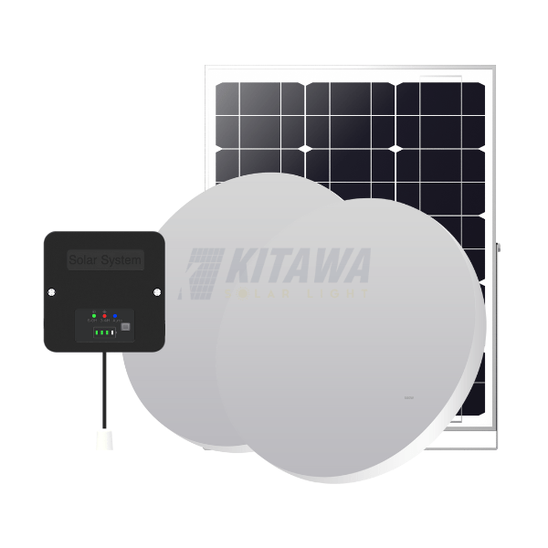 Đèn Ốp Trần Năng Lượng Mặt Trời 220W KITAWA Siêu Sáng - 2CL.220