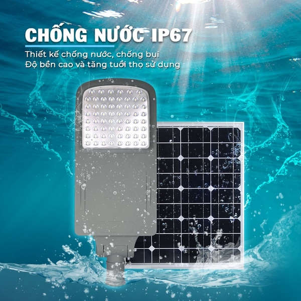 [100W] Đèn Đường Công Trình Năng Lượng Mặt Trời 100W Soko - SK.100