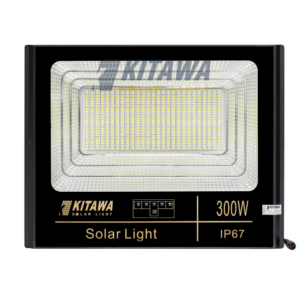[300W] Đèn Pha Năng Lượng Mặt Trời DP1300 Kitawa Chống Nước IP67