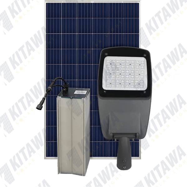 [50W] Đèn bàn chải công trình năng lượng mặt trời Kitawa 50W BCCT1050