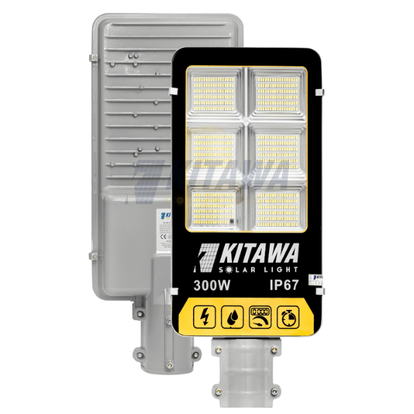 [300W] Đèn Đường Năng Lượng Mặt Trời 300W Kitawa BC1300-V