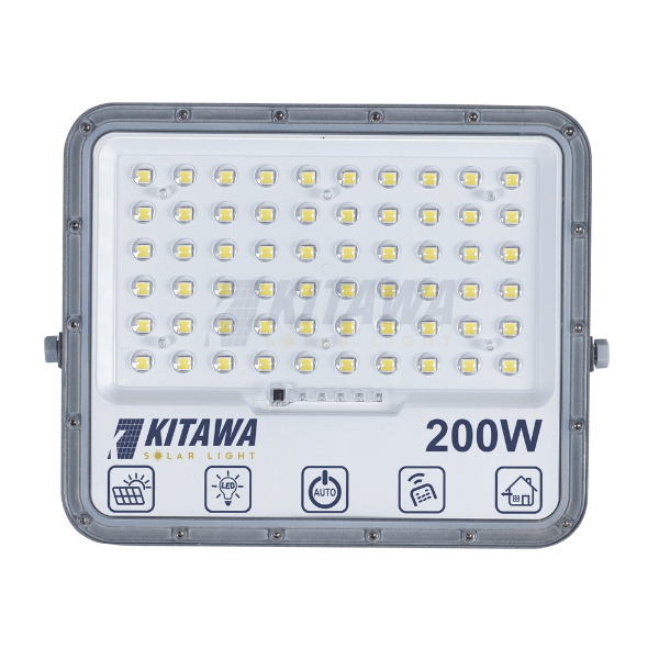 [200W] Đèn Pha Chống Chói Năng Lượng Mặt Trời 200W KITAWA - DP15.200