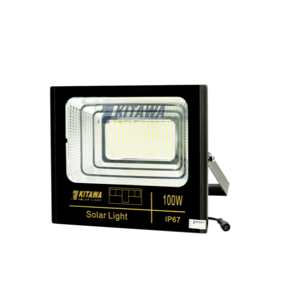 [100W] Đèn Pha Năng Lượng Mặt Trời Kitawa 100W IP67 DP1100-K