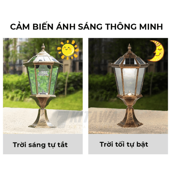 Đèn Trụ Cổng Năng Lượng Mặt Trời SV143