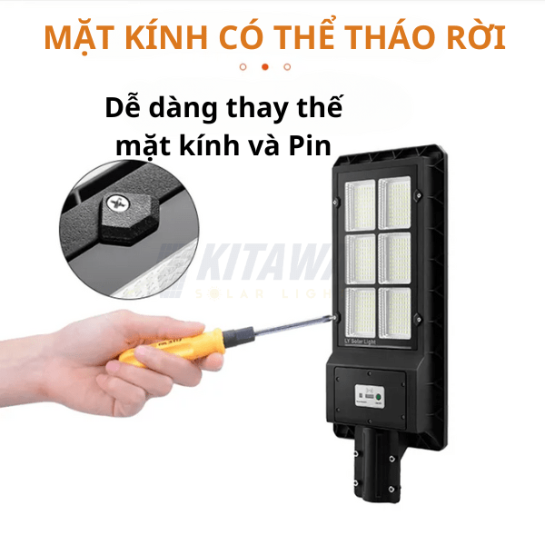 Đèn Liền Thể Năng Lượng Mặt Trời 300W Kitawa - LT15.300