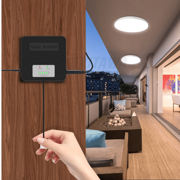 Đèn Ốp Trần Năng Lượng Mặt Trời 220W KITAWA Siêu Sáng - 2CL.220