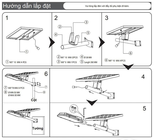 [300W] Đèn Năng Lượng Mặt Trời Phi Thuyền 300W KITAWA PT1300