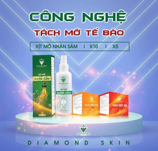 XỊT HỦY MỠ NHÂN SÂM