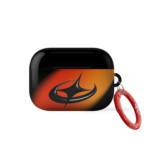 Airpods Case The Flash Fever Uni Glossy - Orange Sparkle by Alder