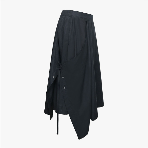 Asymmetrical Layers Skirt Black by Uglyborn [Black]
