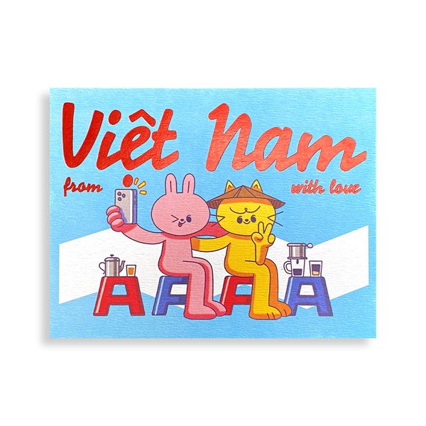 From Vietnam with Love Postcard