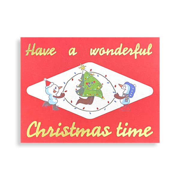Have A Wonderful Christmas Time Postcard