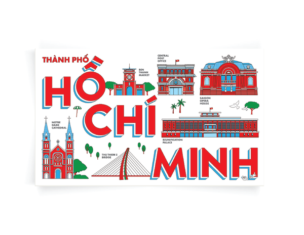 Hồ Chí Minh Long Postcard