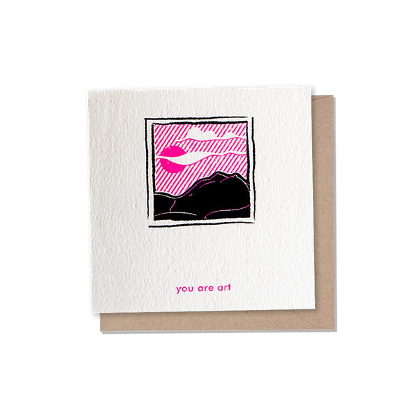 Bodyscape Sunrise Riso Card