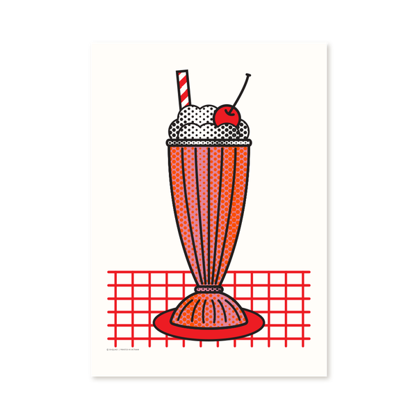 Milkshake A2 A3 A4 Print