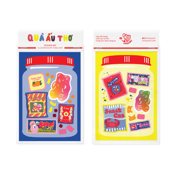 Quà Ấu Thơ Sticker Set (Sheet of 2)