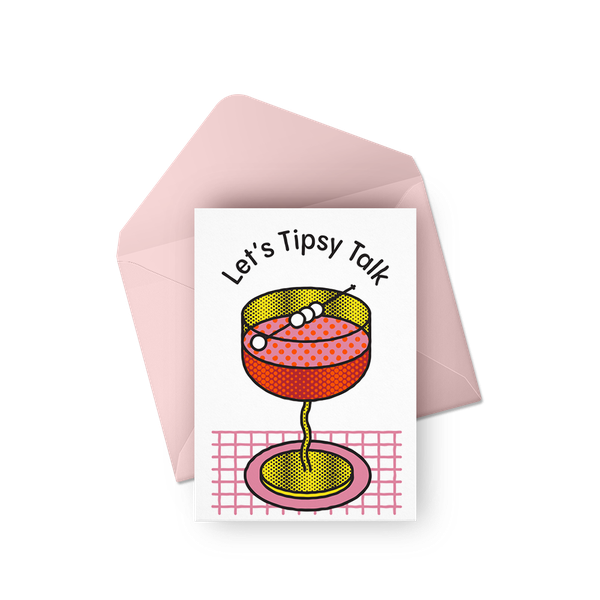 Let's Tipsy Talk Card