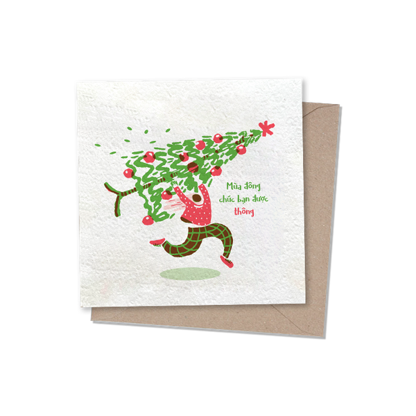 Chúc Bạn Được Thông Xmas Riso Card