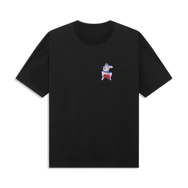 'Mì Gõ' T-Shirt by PSYCHE [Black/White]