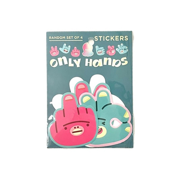 Only Hands Random 4 Stickers