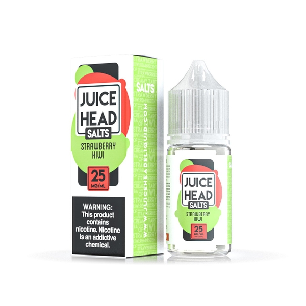 DÂU KIWI • JUICE HEAD STRAWBERRY KIWI • Salt Nic (30ml) by STREAMLINE VAPE