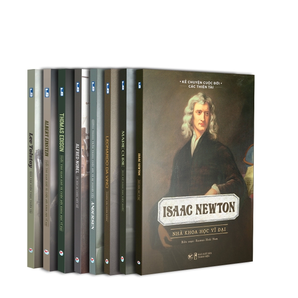 Combo 8 Cuốn Kể Chuyện Cuộc Đời Các Thiên Tài (2): Beethoven, Marie Curie, Leonardo DaVinci, Alfred Nobel, Andersen, Lev Tolstoy, Thomas Edison, Victor Hugo