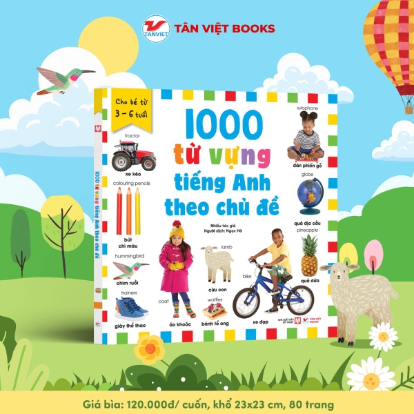 Sách - 1000 Từ Vựng Tiếng Anh Theo Chủ Đề
