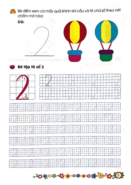 Vững Bước Vào Lớp 1 - Bé Làm Quen Với Chữ Số (5-6 Tuổi)