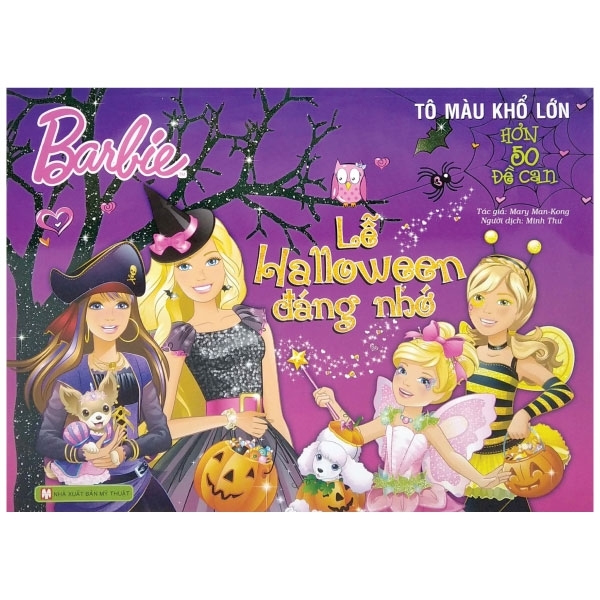 40_Barbie Lễ Halloween đáng nhớ - Tô màu khổ lớn với hơn 50 đề can
