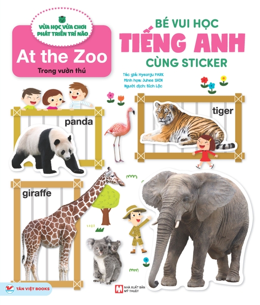 Combo 5 quyển Bé vui học Tiếng Anh cùng Sticker