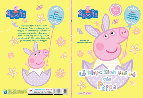 Sách tương tác - Cùng học cùng chơi với Peppa Pig: Cuốn 5 - Lễ Phục Sinh vui vẻ của Peppa