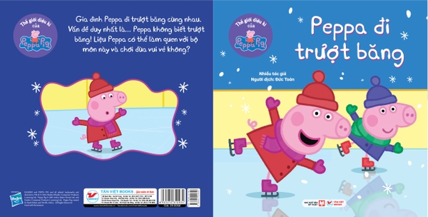 Truyện Tranh Thế giới diệu kì của Peppa Pig: Peppa đi trượt băng