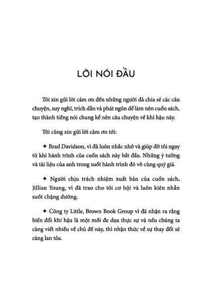 Khí Hậu Đang Biến Đổi Sao Chúng Ta Lại Không?