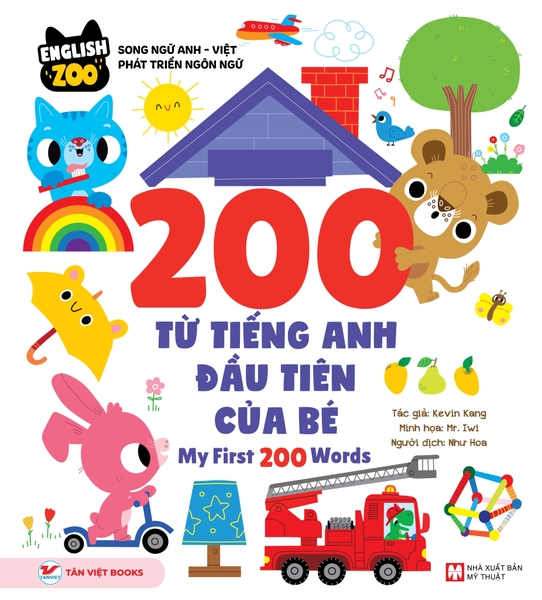 Trọn bộ 11 cuốn: English Zoo - Song ngữ Anh - Việt - Phát triển ngôn ngữ cho trẻ