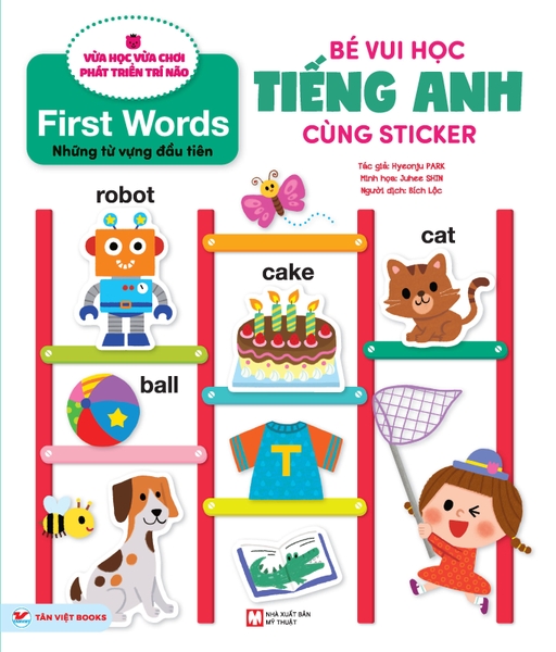 Combo 5 quyển Bé vui học Tiếng Anh cùng Sticker