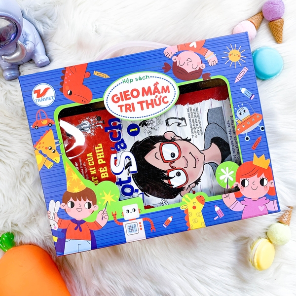 Hộp Sách Gieo Mầm Tri Thức - Nhật Ký Chú Bé Phil Mọt Sách (5 Cuốn)