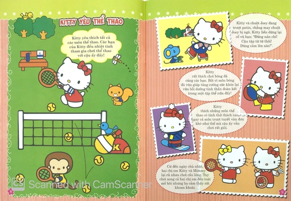 Hello Kitty - Bst 1000 Đề Can - Cuộc Sống Diệu Kì